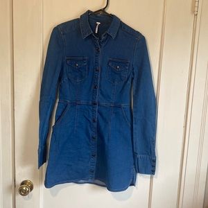 Free People Dynomite denim dress